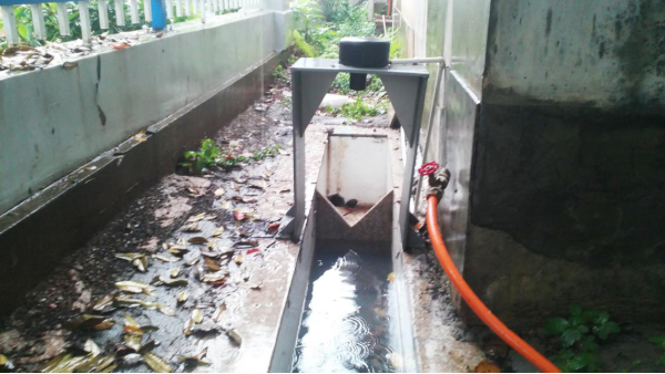 宇征明渠分体式污水流量计在医院污水排放的应用